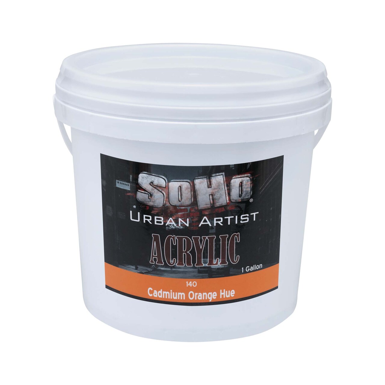 SoHo Urban Artist Heavy Body Acrylic Paint - 1 Gallon - Thick, Rich Color, Excellent Coverage, Professional Quality - Artists Acrylic Paint